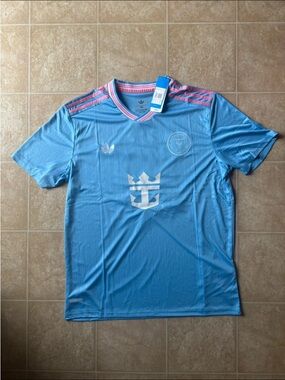 Adidas Inter Miami Lionel Messi Size Large NEW 25/26 Third Soccer Jersey Blue